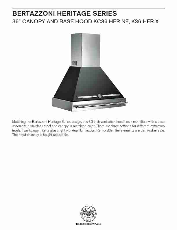 Bertazzoni Ventilation Hood KC36 HER NE-page_pdf